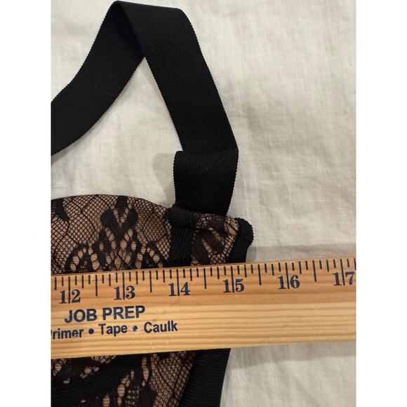 NWT Mew Mews Finbar Patchwork Lace Bandage Bodycon Dress Black Women's Small - Picture 13 of 15